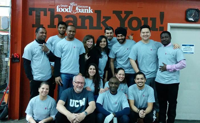 UCW Lends a Hand at the Vancouver Food Bank