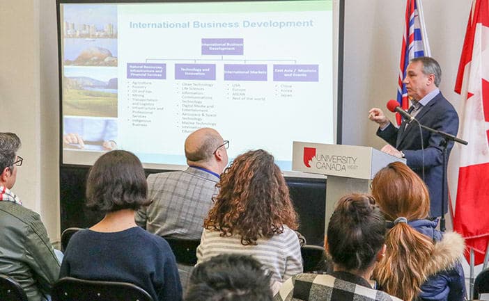 Assistant Deputy Minister Speaks at UCW