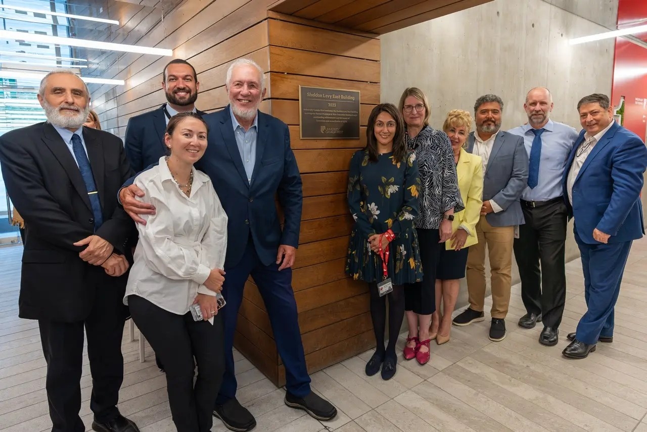 Sheldon Levy Building Ceremony Group Photo