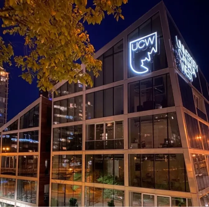 ucw-building-night-time