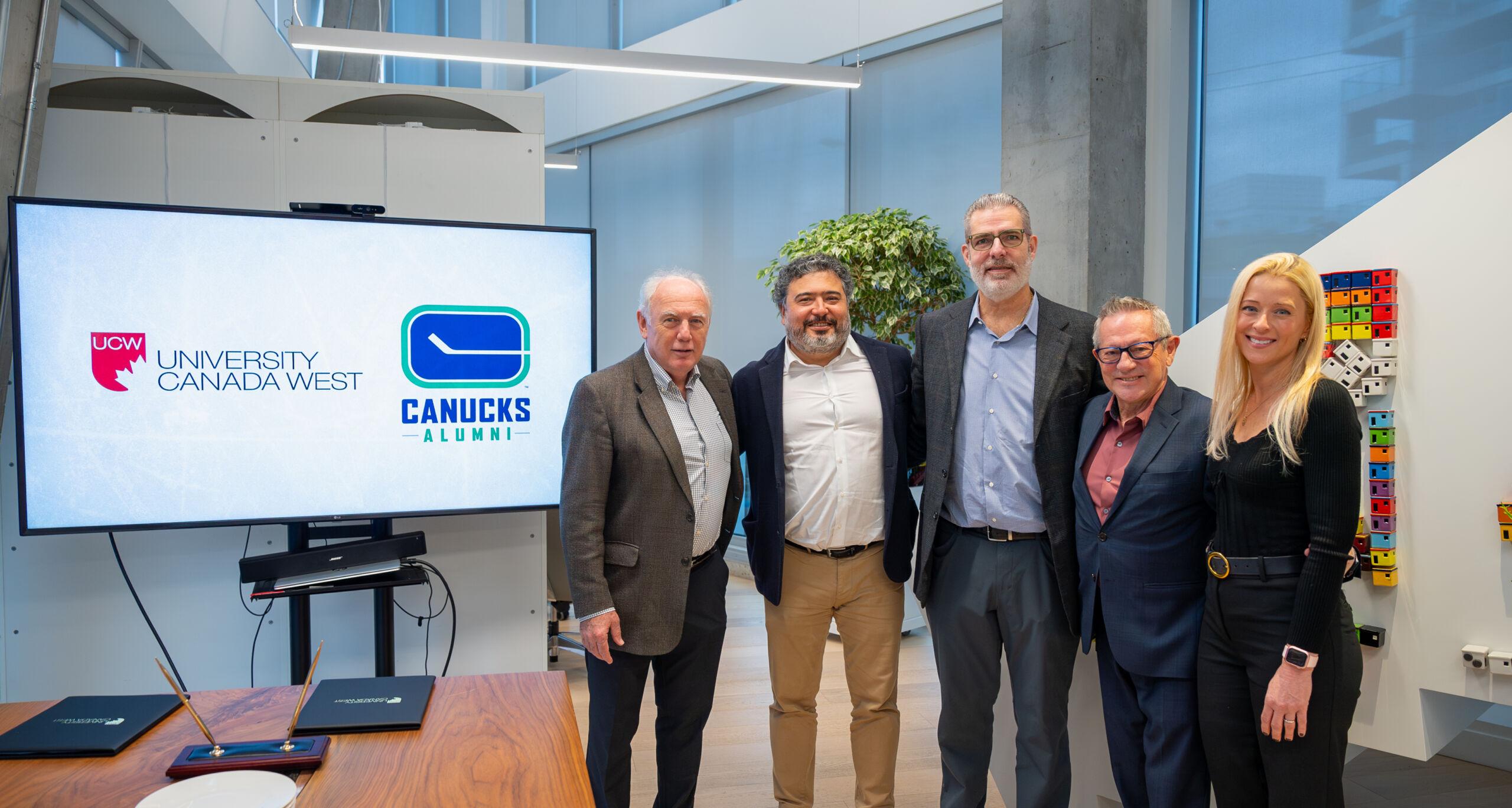 UCW introduces new grants in partnership with the Vancouver Canucks Alumni Association